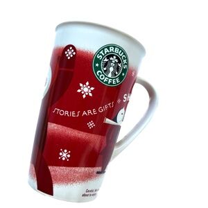 Starbucks Mug Coffee Holiday Christmas 2010 Stories Are Gifts Share Tall 16 oz
